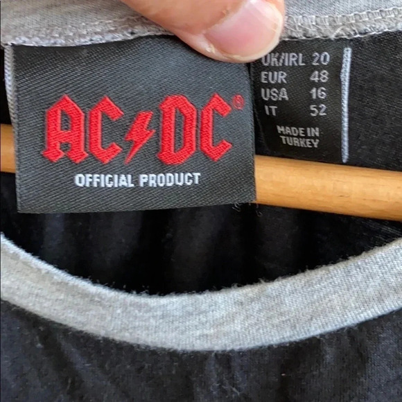 AC/DC Band Tee Black and Gray Muscle Tank Top - Picture 6 of 8